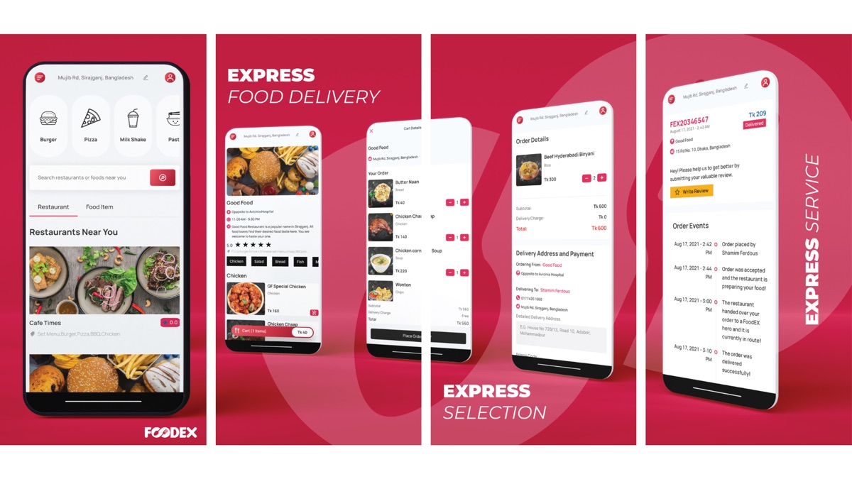 Foodex — Food Delivery App